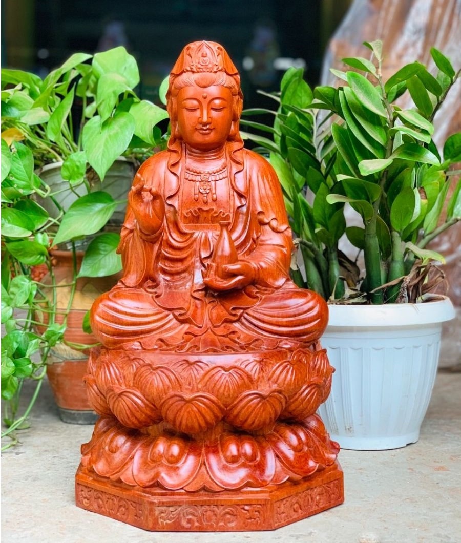Tượng Gỗ Quan Âm 