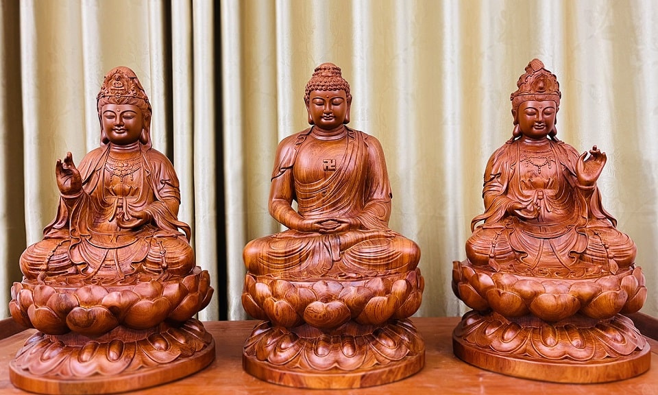 Tượng Tây Phương Tam Thánh